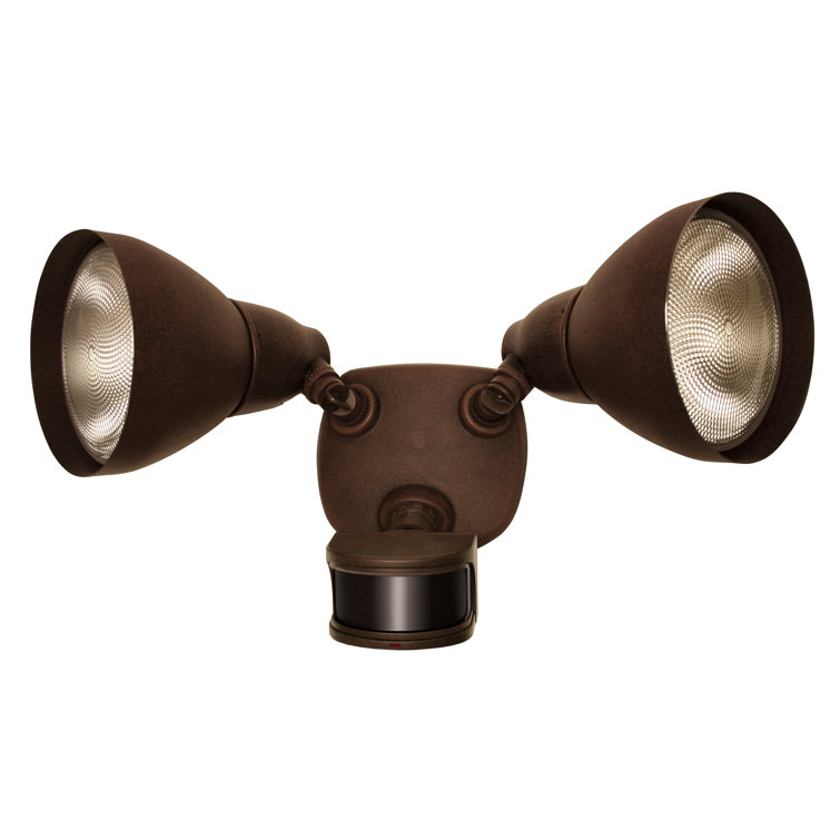 HeathZenith Motion Activated Dusk to Dawn Outdoor Security Flood Light